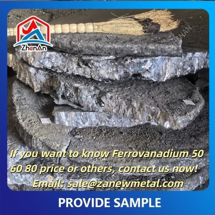 50-100mm Industrial Grade 80% Ferro Vanadium factory