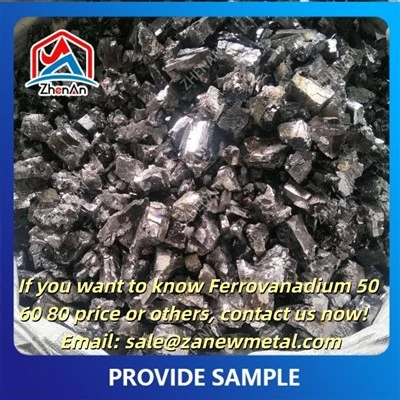 Ferrovanadium 60 % 50-100 mm Klumper